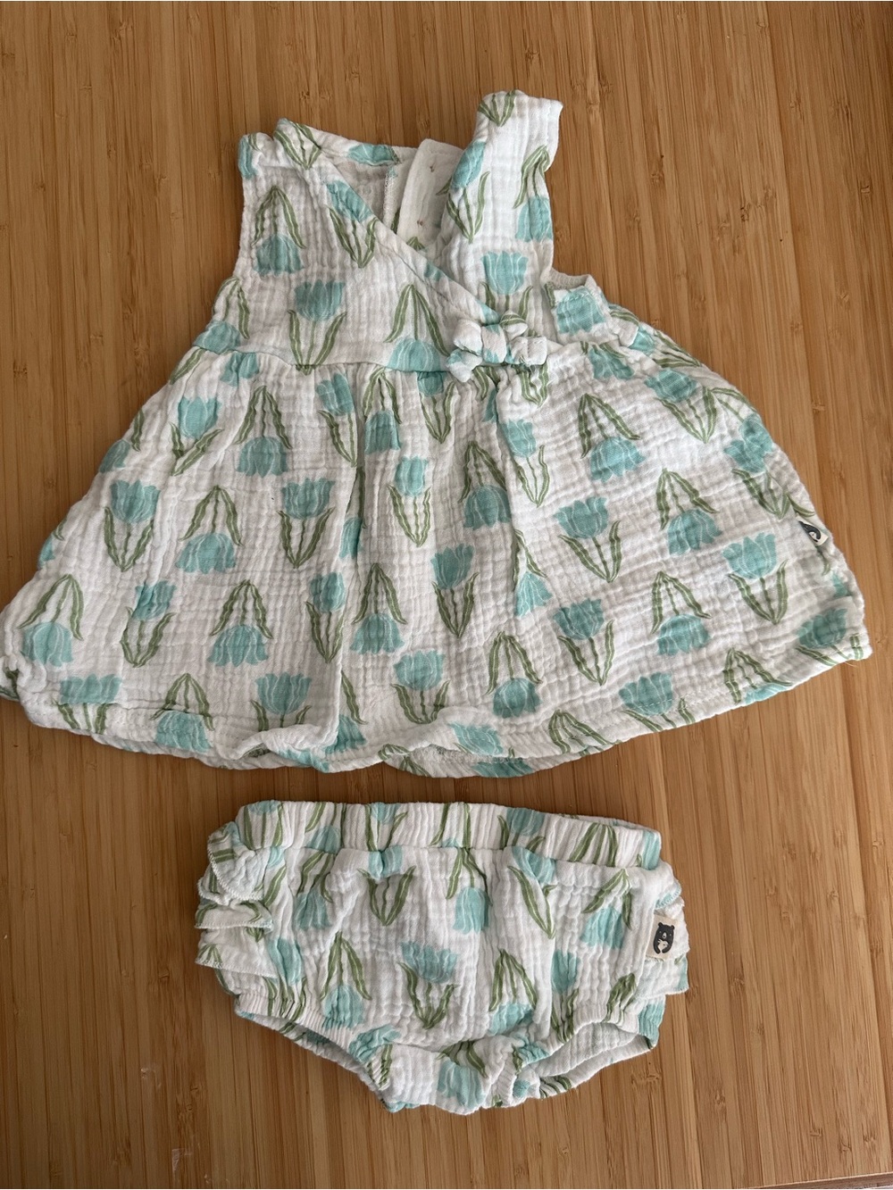 Rabbit + Bear Organic Bloomer Set
